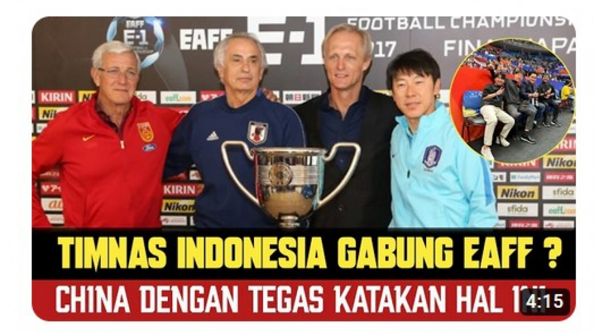 VIdeo salah (X) soal China membahas secara serius tentang Indonesia akan masuk EAFF [[screenshot YouTube].]