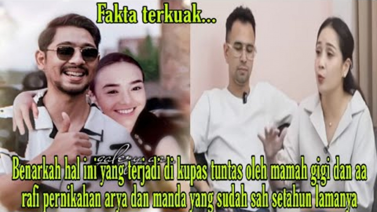 Benarkah Arya dan Amanda telah menikah setahun yang lalu. [[YouTube/STORY HIT TV]]
