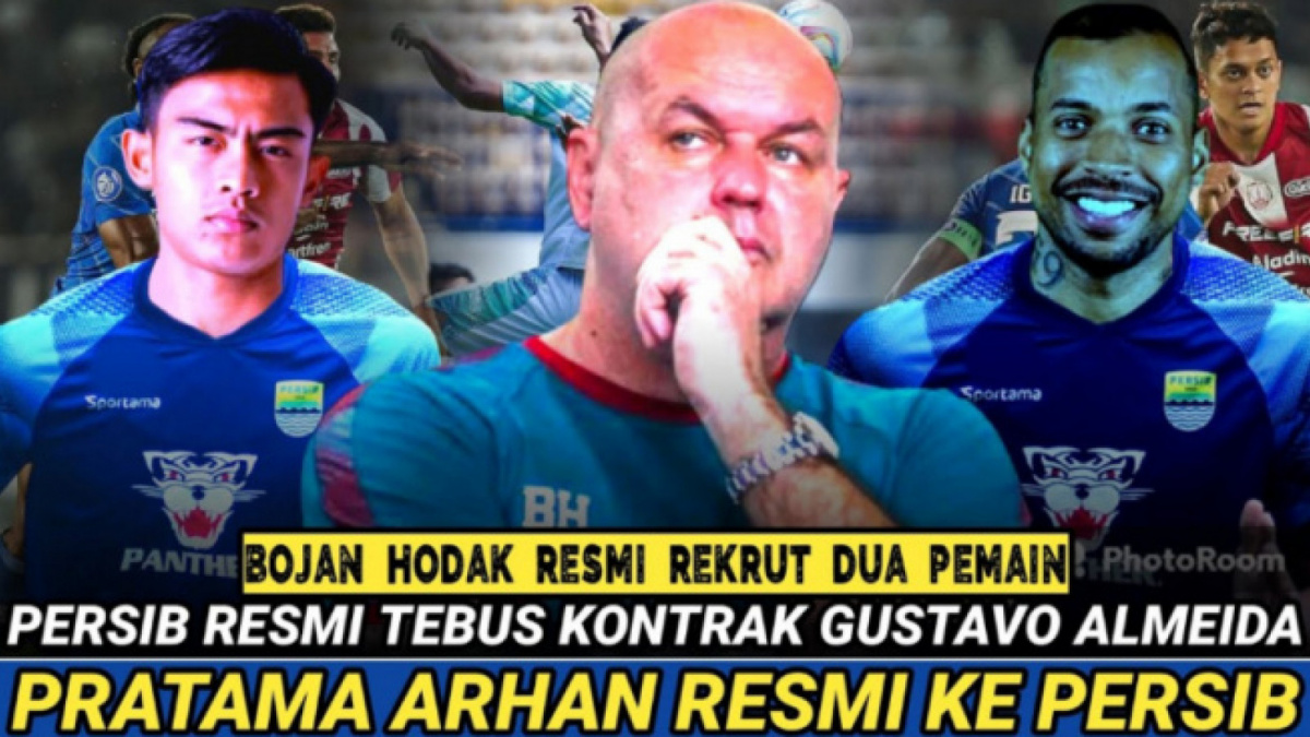 Benarkah Persib kontrak Pratama Arhan dan tebus Gustavo Almeida. [[YouTube/Persib chanel]]