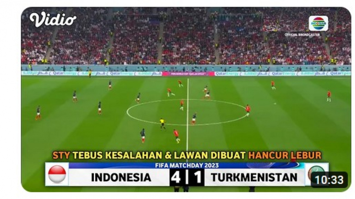 Video salah (X) FIFA Matchday September 2023 karena belum digelar namun versi abal-abal sudah ditebar [[screenshot YouTube]]