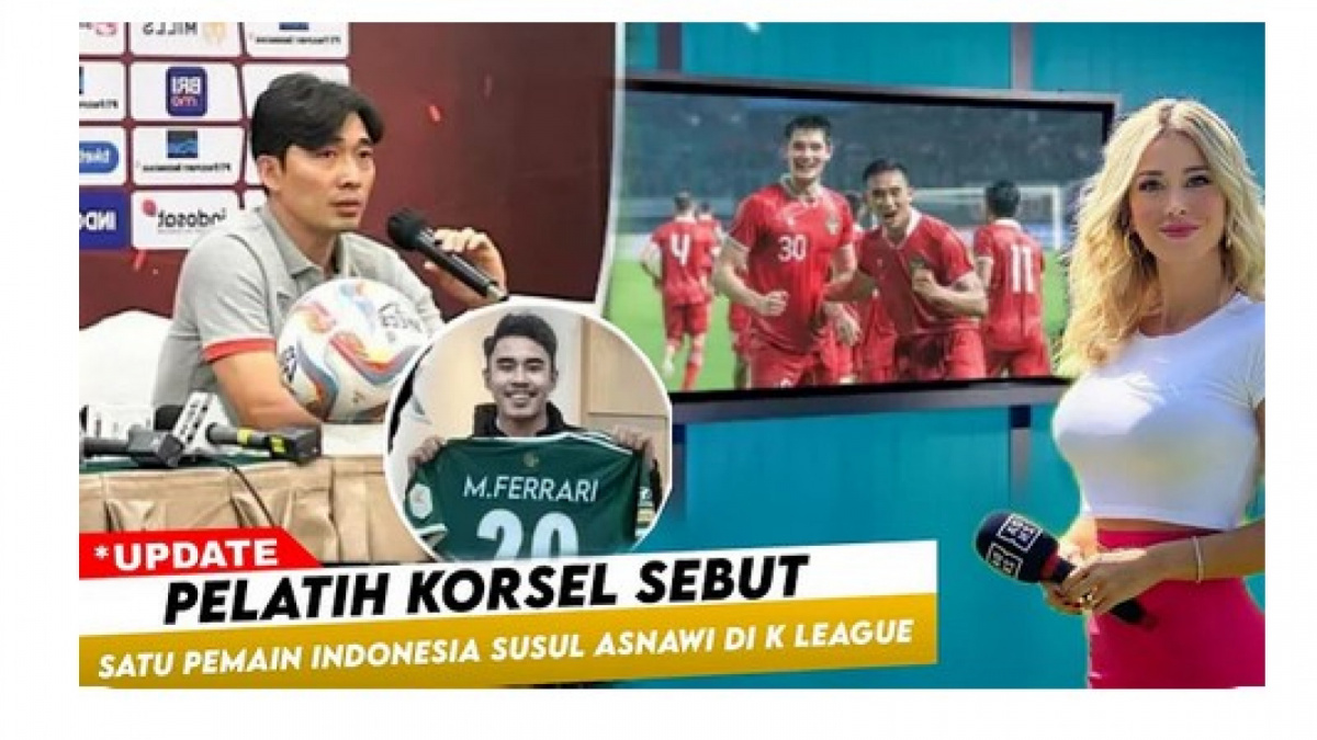 Video salah (X) tentang pemain nasional M Ferarri main di K League [[screenshot YouTube].]