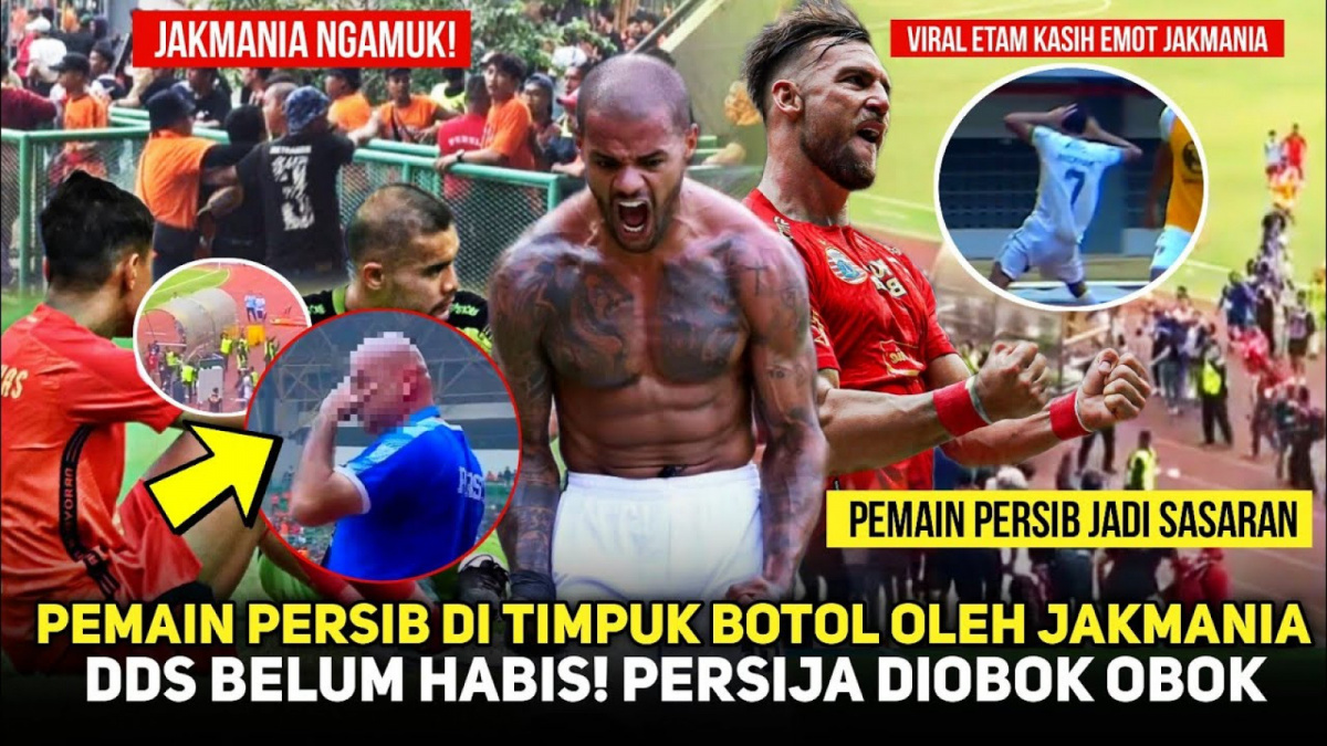 Hasil Imbang Jakmania Ngamuk hingga Serang Pemain Persib, Benarkah? [(YouTube/Kilas Football)]