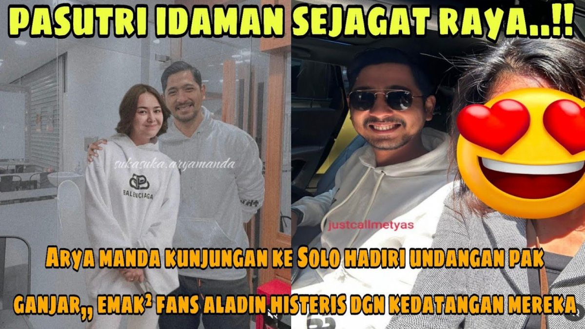 Benarkah Arya Saloka dan Amanda Manopo hadir di undangan kampanye Ganjar Pranowo. [[YouTube/OFFI CHANNEL]]