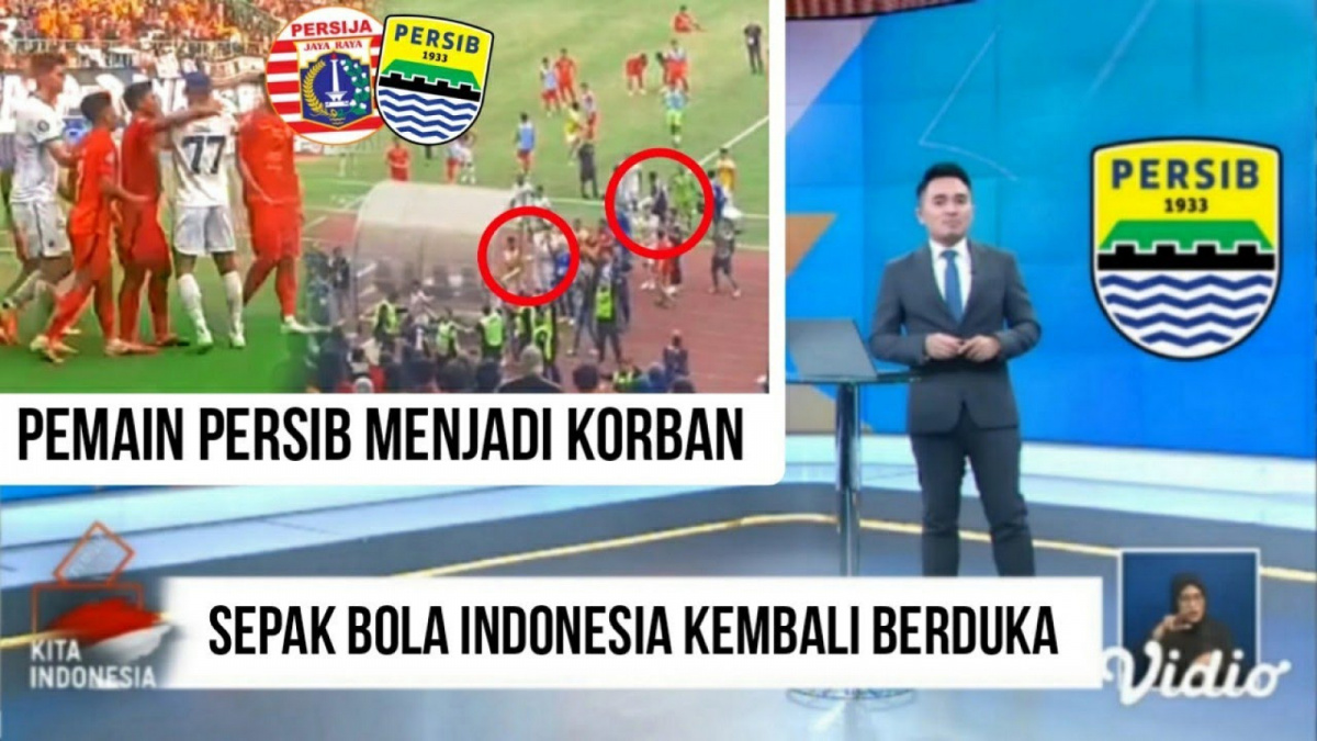 Benarkah Sepak Bola Indonesia Kembali Berduka, Pemain Persib Jadi Korban Usai Laga Melawan Persija? [(YouTube/Lingkar Football)]