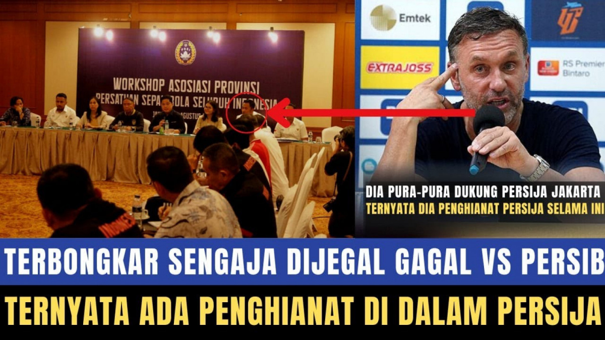 Benarkah Thomas Doll sebut ada oknum berkhianat di laga Persija vs Persib. [[YouTube/LIGANYA WAKANDA]]