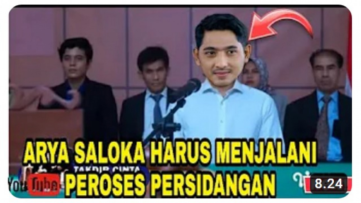 Benarkah Arya Saloka harus menjalani proses sidang perdana akibat ulahnya sendiri. [[YouTube/Amanda chanel]]