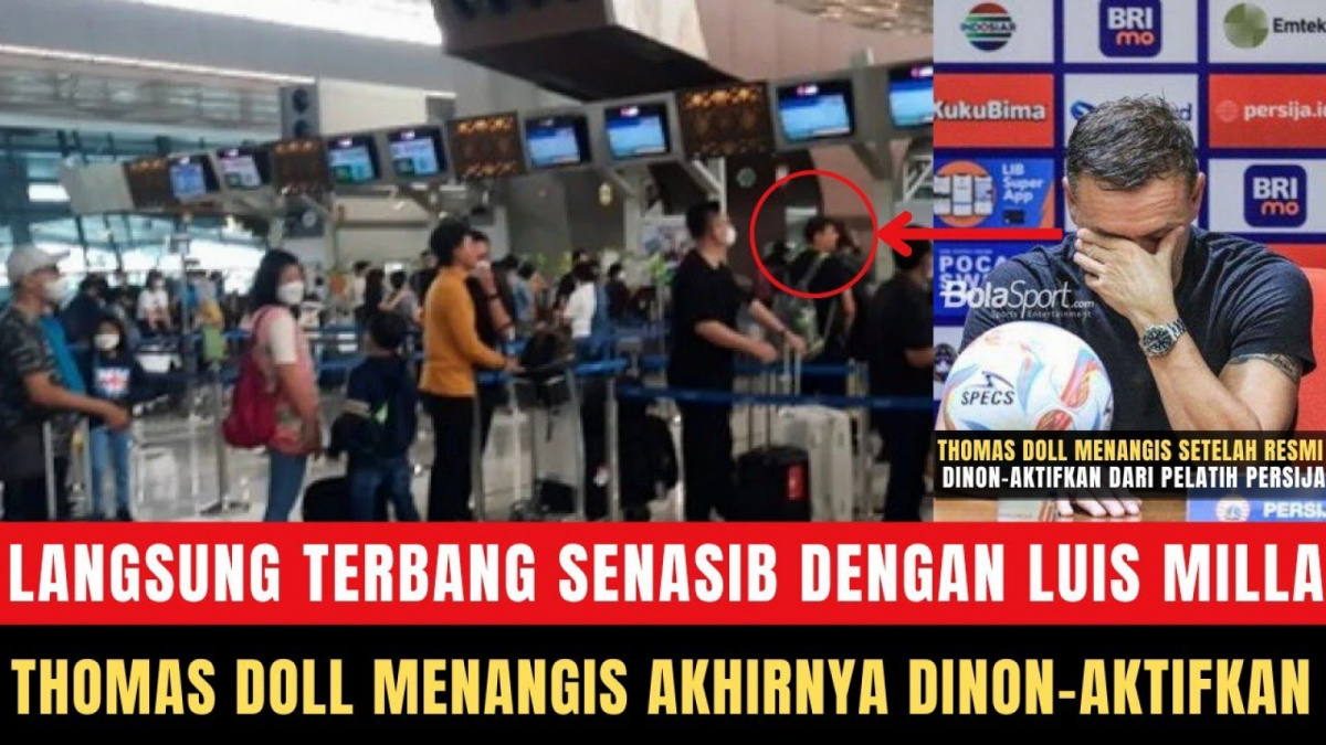 Benarkah Thomas Doll dipecat dari Persija Jakarta karena gagal menang. [[YouTube/LIGANYA DAGELAN]]