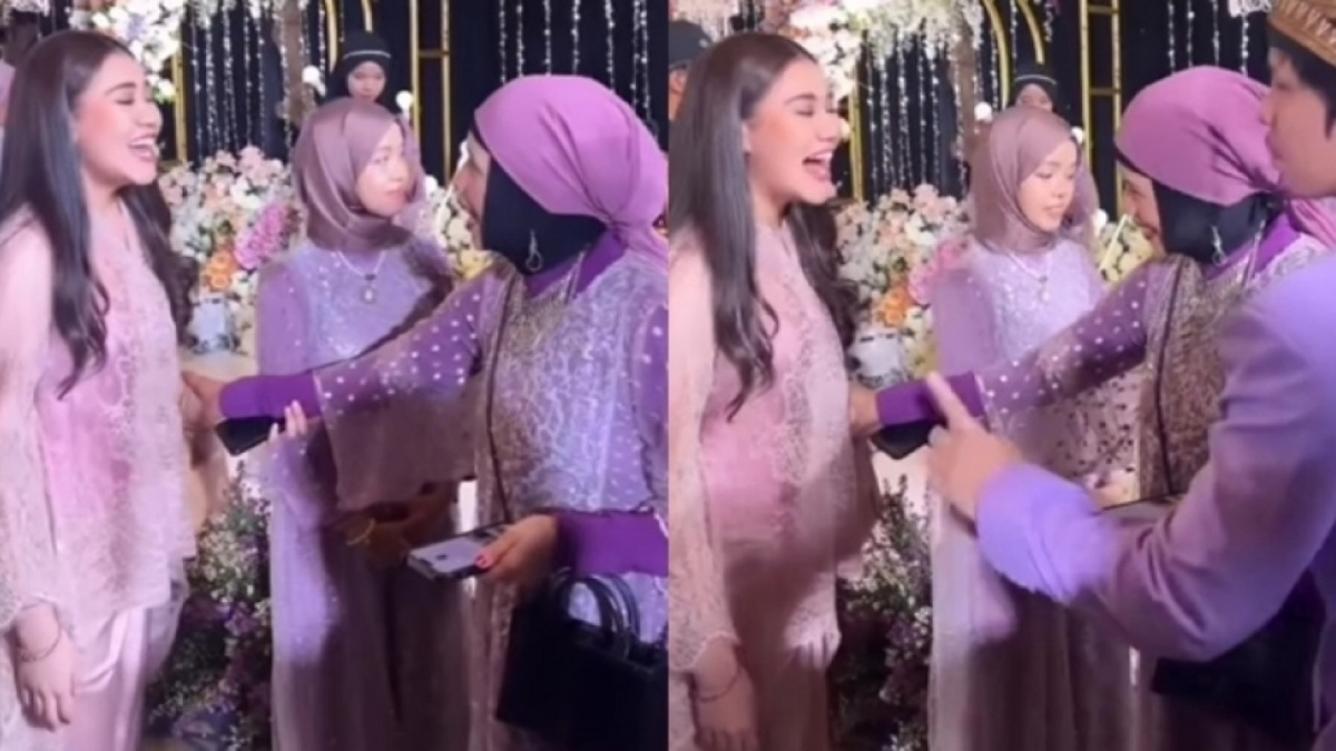 Aaliyah Massaid disapa Geni Faruk, Ibunda Thariq Halilintar. (Instagram Lambe Danu)