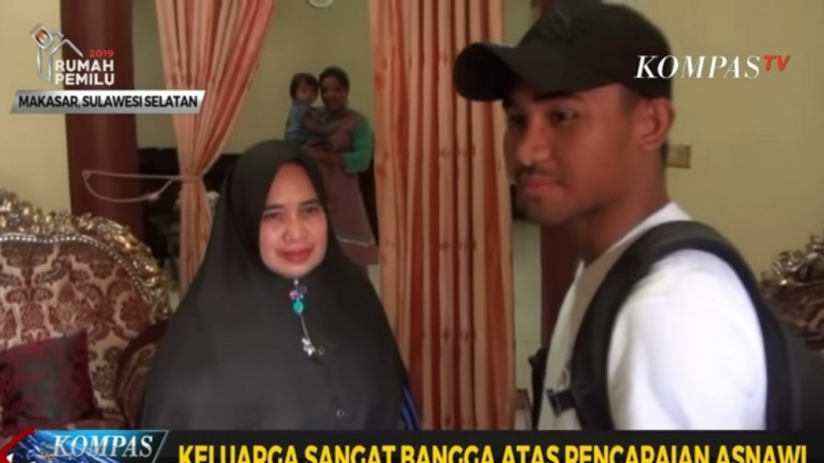 Potret rumah Asnawi Mangkualam di Makassar. [(YouTube KompasTV)]