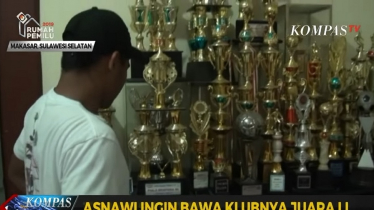 Potret rumah Asnawi Mangkualam di Makassar. [(YouTube KompasTV)]