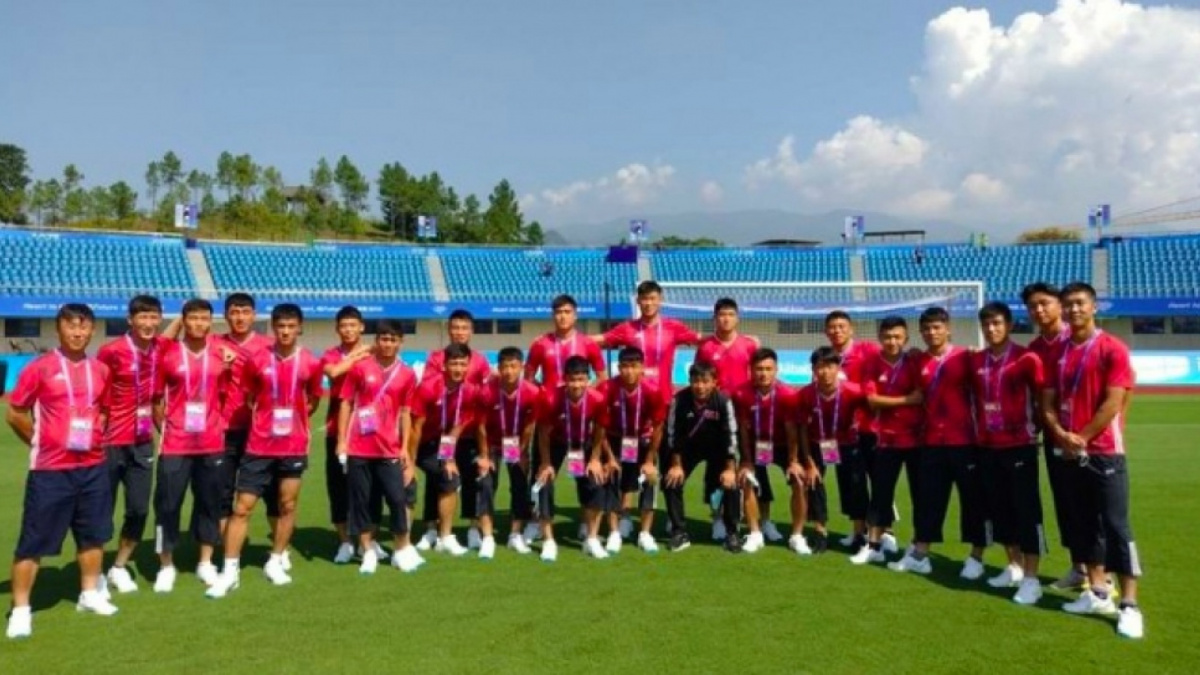 Potret pemain Timnas Korea Utara di Asian Games 2022 [(Instagram)]