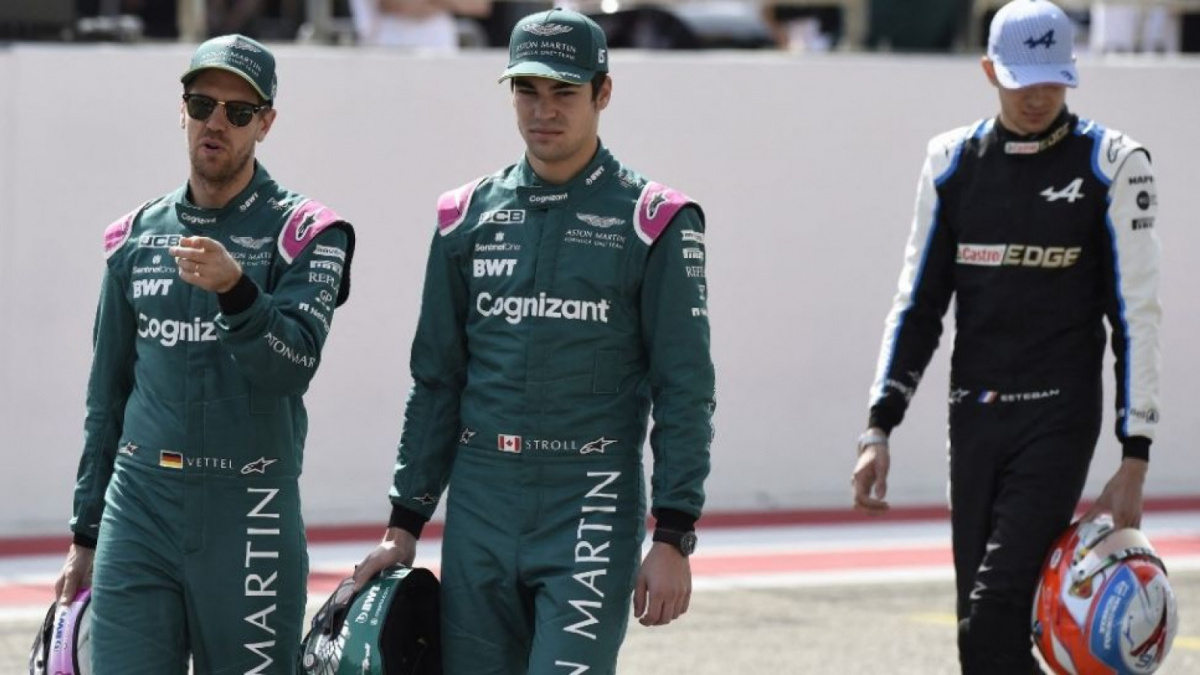 Sebastian Vettel - Lance Stroll [[AFP/Mazen Mahdi]]