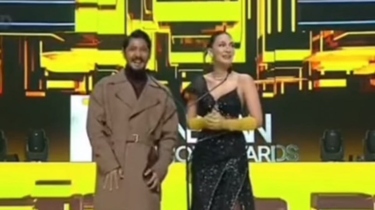 Arya Saloka dan Luna Maya [(Instagram/@lamba__danu)]