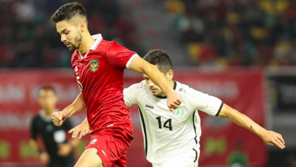 Sandy Walsh jalani debut bersama Timnas Indonesia saat melawan Turkmenistan [(Instagram/timnas.indonesia)]