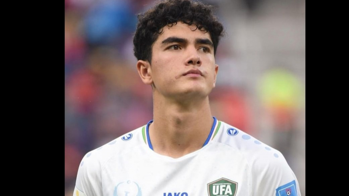 Sherzod Esanov, pencetak brace Timnas Uzbekistan saat laga kontra Timnas Indonesia di Asian games 2022 [[Instagram].]