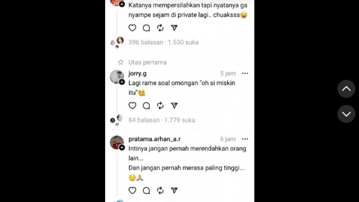 Postingan Threads Asnawi Mangkualam [(TikTok/@heyyo.ges)]