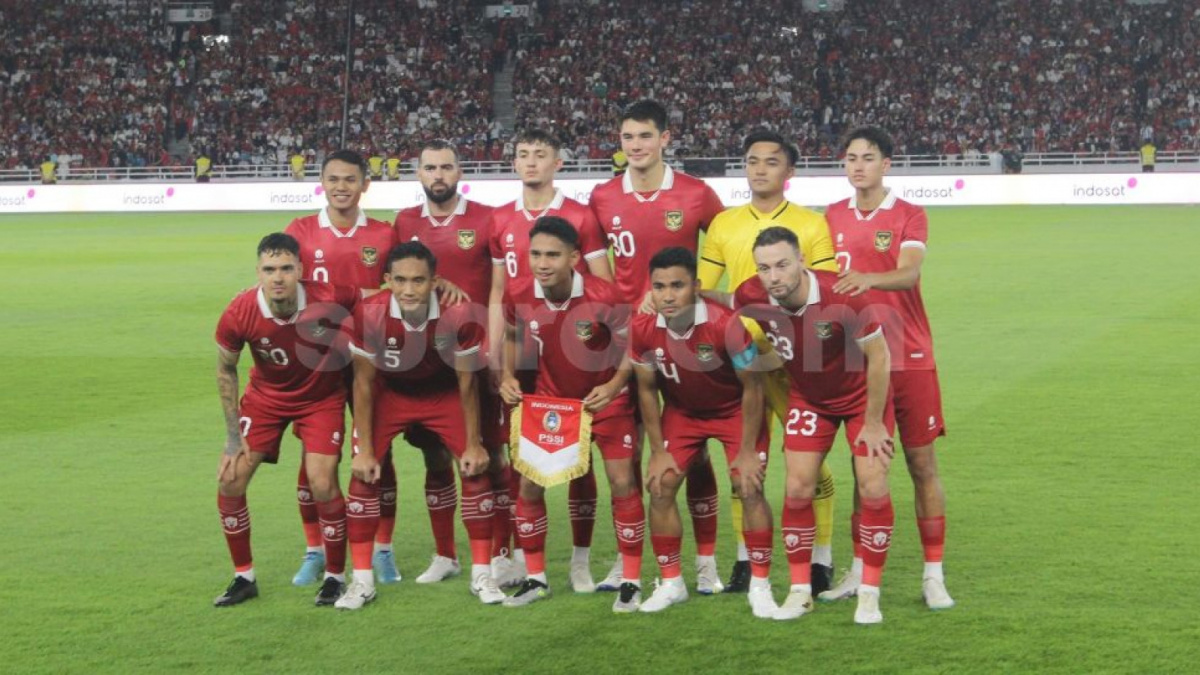 Pemain Timnas Indonesia saat berlaga kontra Argentina, FIFA Matchday Indonesia 2023 [Suara.com/Dwi Bowo Raharjo]