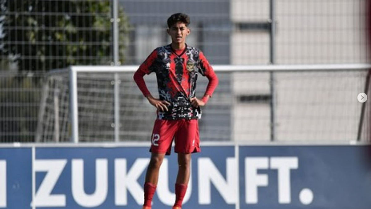 Bek Timnas Indonesia U-17 Welber Jardim alami cedera jelang lawan Frankfurt di Jerman. [Instagram/Welber Jardim]