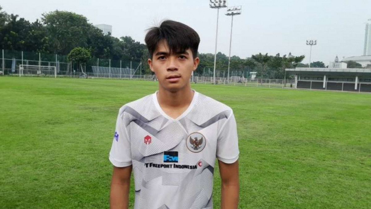 Pemain gelandang timnas Indonesia U-17 Ji Da-bin  di Lapangan A, komplek Stadion Gelora Bung Karno, Jakarta, Kamis (27/7/2023) [(ANTARA/FAJAR SATRIYO)]
