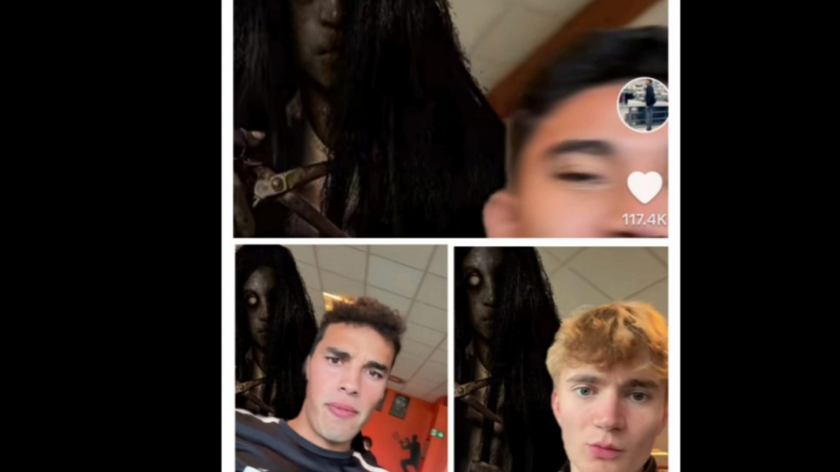 Marcelino Ferdinan tampilkan horror Indonesia buat teman-teman seklub di Belgia [[screensot @kinglinojr, kolase Metro Suara.com/SamarKarma]]