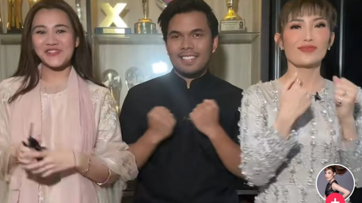 Aaliyah Massaid dan Thariq Halilintar joget TikTok sama Ayu Dewi [(TikTok)]