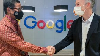 Bertemu Google di Singapura Sandiaga Tindak Lanjuti Kerja Sama Pelatihan dan Tren Pencarian Destinasi