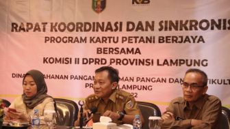 Guna Sinkronisasi,Tim Kartu Petani Berjaya Undang Komisi II DPRD Provinsi Lampung