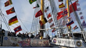 Usai 30 Hari Berlayar, KRI Dewaruci Selesaikan Muhibah Budaya Jalur Rempah 2022