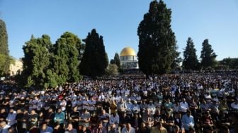 Shalat Idul Adha di Masjid Al Aqsa Dihadiri Ratusan Ribu Muslim