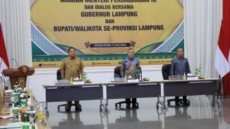 Menteri Perdagangan Beri  Arahan dalam Dialog Bersama  Bupati dan Walikota Se-Provinsi Lampung