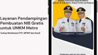 DPMPTSP Metro Berikan Layanan Pendampingan Pembuatan NIB Gratis Bagi UMKM