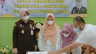 Balai Rehabilitasi Narkotika Adhyaksa Metro Diresmikan