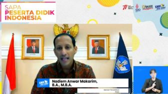 Nadiem Sapa Peserta Didik Baru SMK Seluruh Indonesia