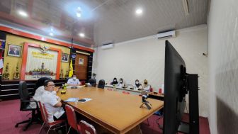 Diskominfotik Prov. Lampung dan Kemenkeu RI Gelar Sosialisasi dan Konsultasi Daring Keterbukaan Informasi