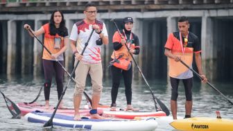 Indonesia Stand Up Paddle 2022 Series 1 Digelar di  Pantai D'rajash Lampung