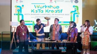 Perkuat Potensi Pelaku Ekraf Bandar Lampung, Sandiaga Ajak Gabung dalam Ekosistem Kota Kreatif