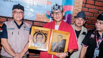 Buka Gerai UMKM GUMELIS, Sandiaga Ajak Pelaku UMKM Dukung Pengembangan Pariwisata di Sukabumi