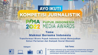 Pupuk Indonesia Gelar Kompetisi Jurnalistik Berhadiah Total  Ratusan Juta