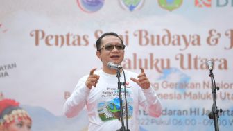 Lewat Seni dan Budaya, Kemendes dan Keluarga Maluku Utara Kampanyekan Gernas BBI