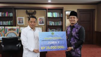 Dasrizal dan Farhan, Dua Juara Qari Internasional Terima Apresiasi Kemenag