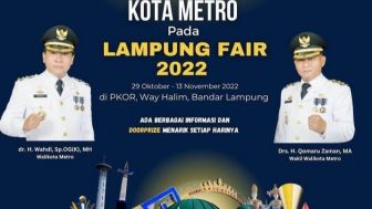 Meriahkan Lampung Fair 2022, Pemkot Metro Ajak Warga Berkunjung