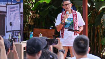 Sandiaga Dorong Pelaku Ekraf Sumut Jadikan Danau Toba Destinasi Wisata Kelas Dunia