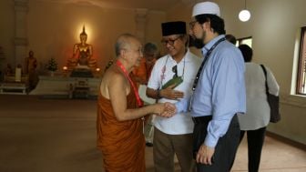 Bhante Sri Pannavaro Mahathera Terima Kunjungan Delegasi R20 Ke  Vihara Mendut