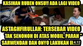 CEK FAKTA: Ruben Onsu Pergoki Betrand Peto dan Sarwendah Mesum di Mobil?