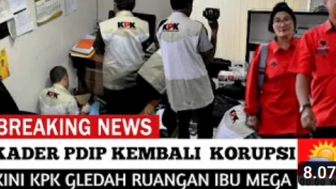 CEK FAKTA: PDIP Sarang Koruptor, KPK Geledah Ruang Ibu Mega, Benarkah?