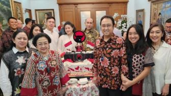 Tak Dukung Puan Jadi Capres, Guntur Soekarnoputra Dapat Kue di Pesta Ulang Tahun Megawati
