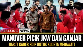 CEK FAKTA: Manuver Jokowi dan Ganjar Hasut Kader PDIP untuk Kudeta Megawati, Benarkah?