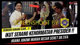 CEK FAKTA: Iriana Akhirnya Murka karena Kehormatan Jokowi Dilecehkan dr Tifa?