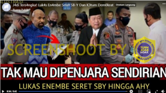 CEK FAKTA: Lukas Enembe Ikut Seret Nama SBY dan AHY, Benarkah?