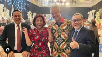 Anies Baswedan dan Ganjar Pranowo Hadiri Pernikahan Kiky Saputri, Susi Pudjiastuti Pilih Ke Laut Aja!